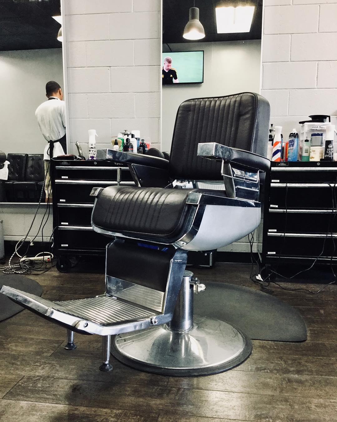 818 Barbershop Interior